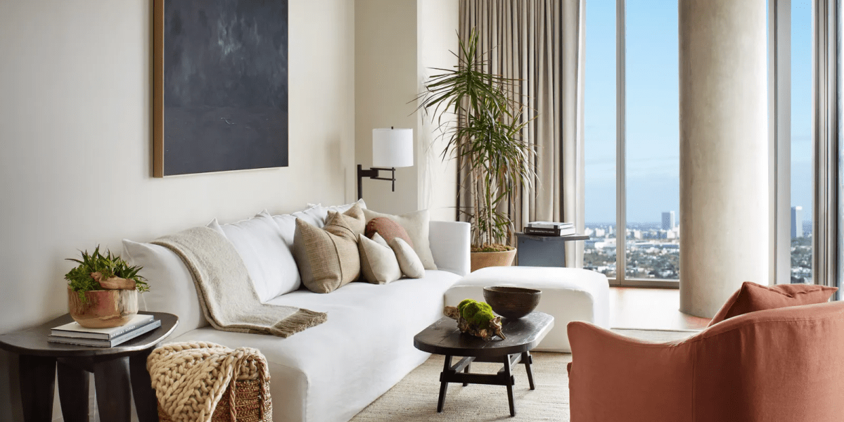 Bright living room