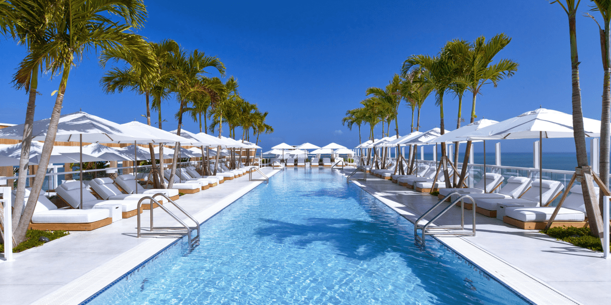 Rooftop pool