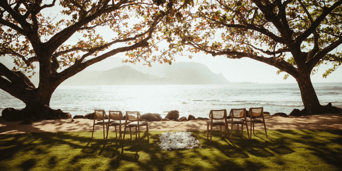 Wedding in Hanalei Bay