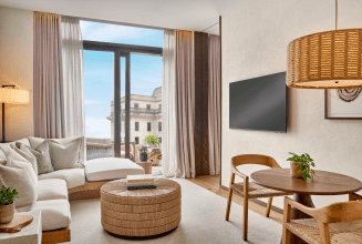 1 Hotel Mayfair Skyline Terrace Living Room