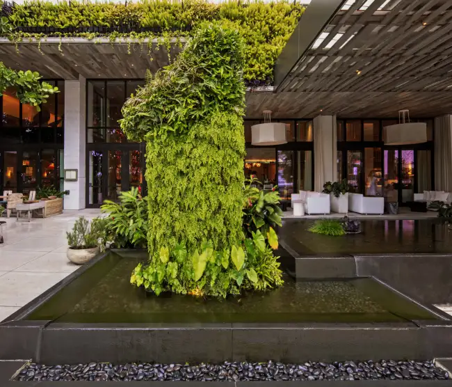 Luxury hotel leadership meeting