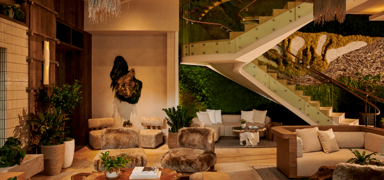 Lobby at 1 Hotel Seattle