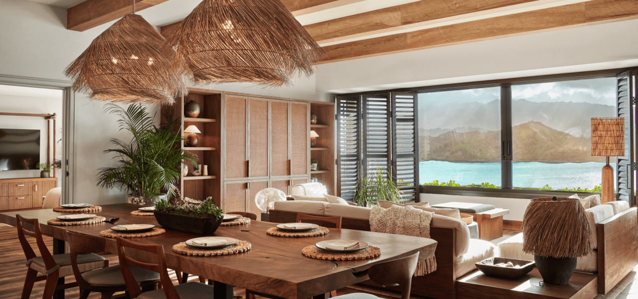 1 Hotel Hanalei Bay Architecture Napali Penthouse Living Room