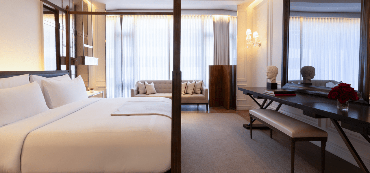 Guestroom at Baccarat Hotel New York