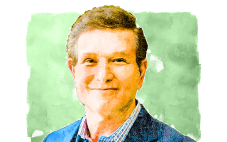 Illustrated Headshot of Ron Sheldon