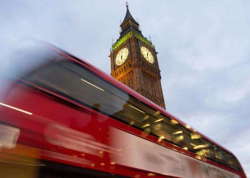 Big Ben & Red Bus in London