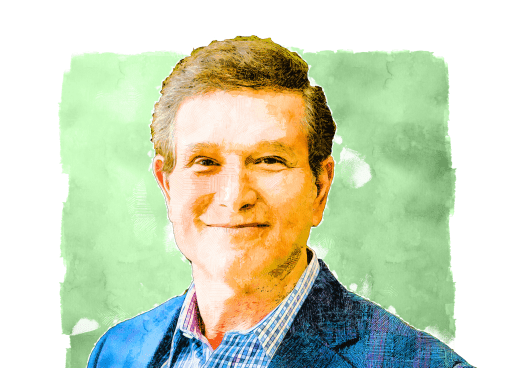Illustrated Headshot of Ron Sheldon