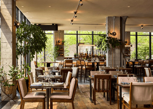Barbuto Brooklyn dining room