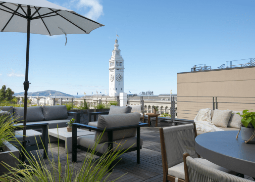 1 Hotel San Francisco Terrace Suite view